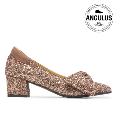 Sparkling glitter bow pump