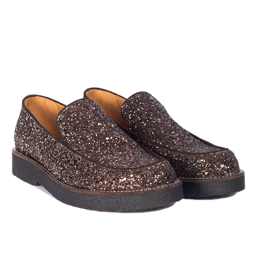 Sparkling glitter loafer