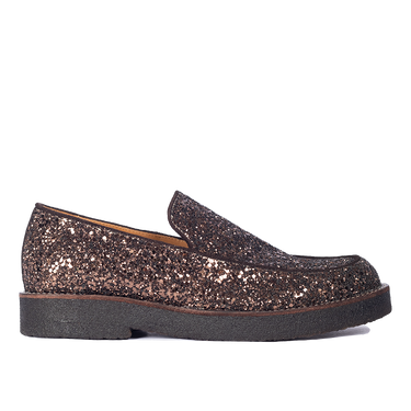 Sparkling glitter loafer