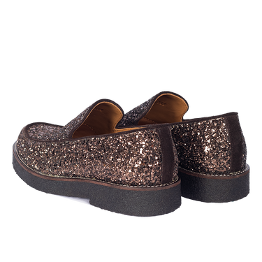 Sparkling glitter loafer