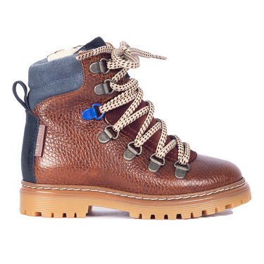 Colorblock TEX-boot with contrast eyelets