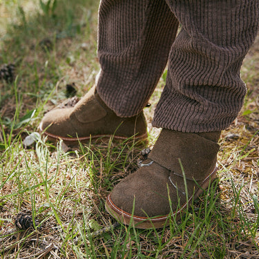 Mid-cut shoe with velcro