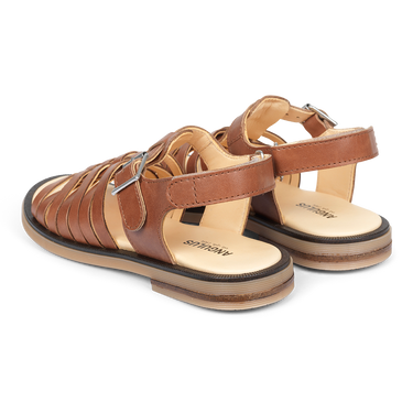 Sandal with buckle and velcro