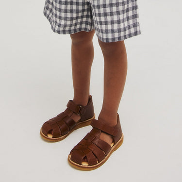 Sandal with adjustable velcro closure