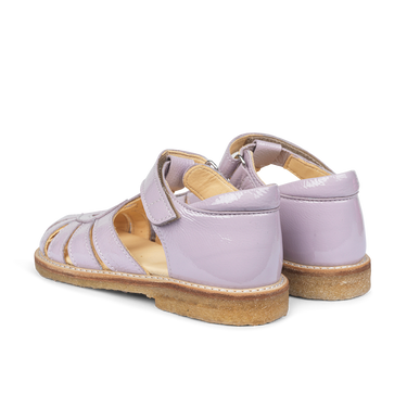 Sandal with heart detail and velcro closure