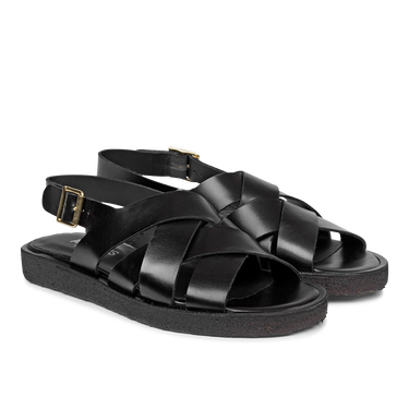 Sandal with buckle