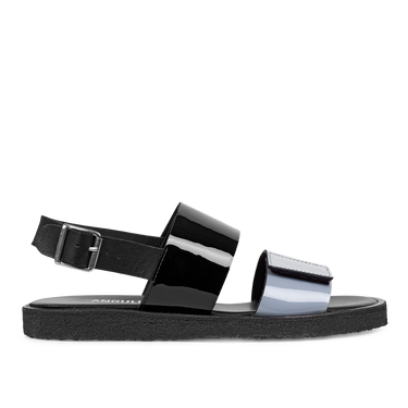 Sandal with plateau sole