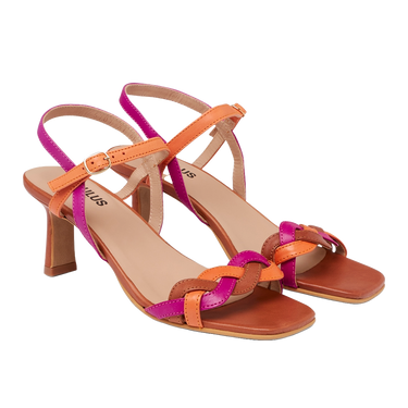 Sandal with heel