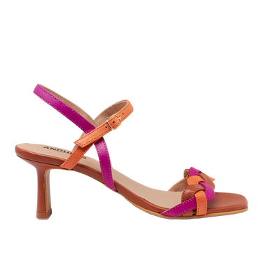 Sandal with heel