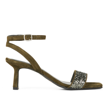 Sandal with heel