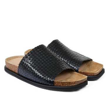 Hand-braided Footbed slip ins