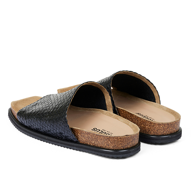 Hand-braided Footbed slip ins