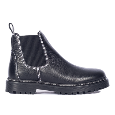 Chelsea boot with soft wool lining