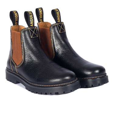 Chelsea boot with logo straps