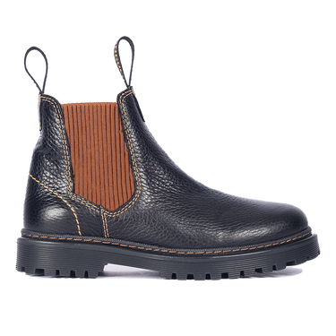 Chelsea boot with logo straps