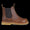 Chelsea boot with brogue lace pattern