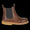 Chelsea boot with brogue lace pattern