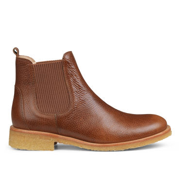 Classic chelsea boot w. elastic slip-on design