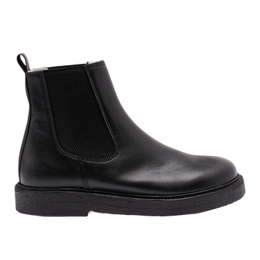 Chelsea boot with wool lining