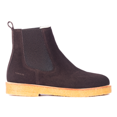 Chelsea boot with wool lining