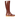 Long shafted leather boot with a spacious fit