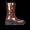 Square toe chunky boot