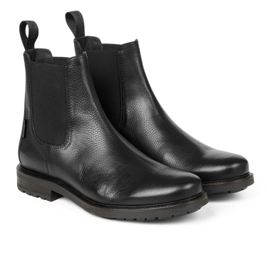 Chelsea boot with logo strap