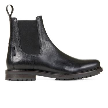 Chelsea boot with logo strap